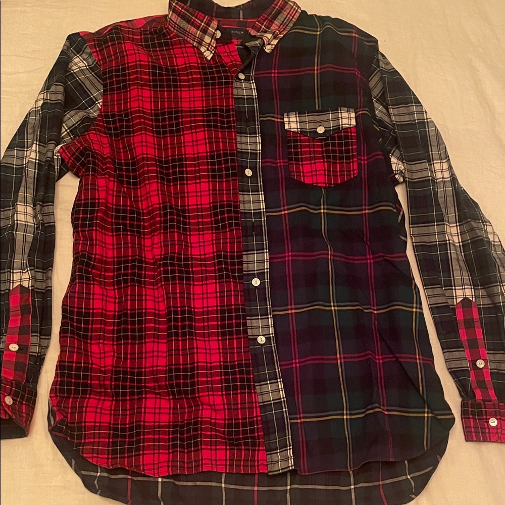 Ralph Lauren Flannel Multi-Plaid Men’s size Large